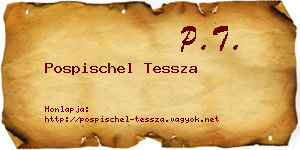 Pospischel Tessza névjegykártya
